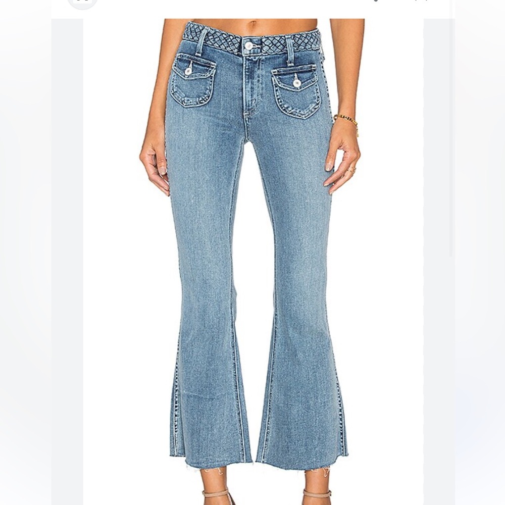 Tularosa x Revolve Penelope Crop Flare Jean in Vilanova - size 25